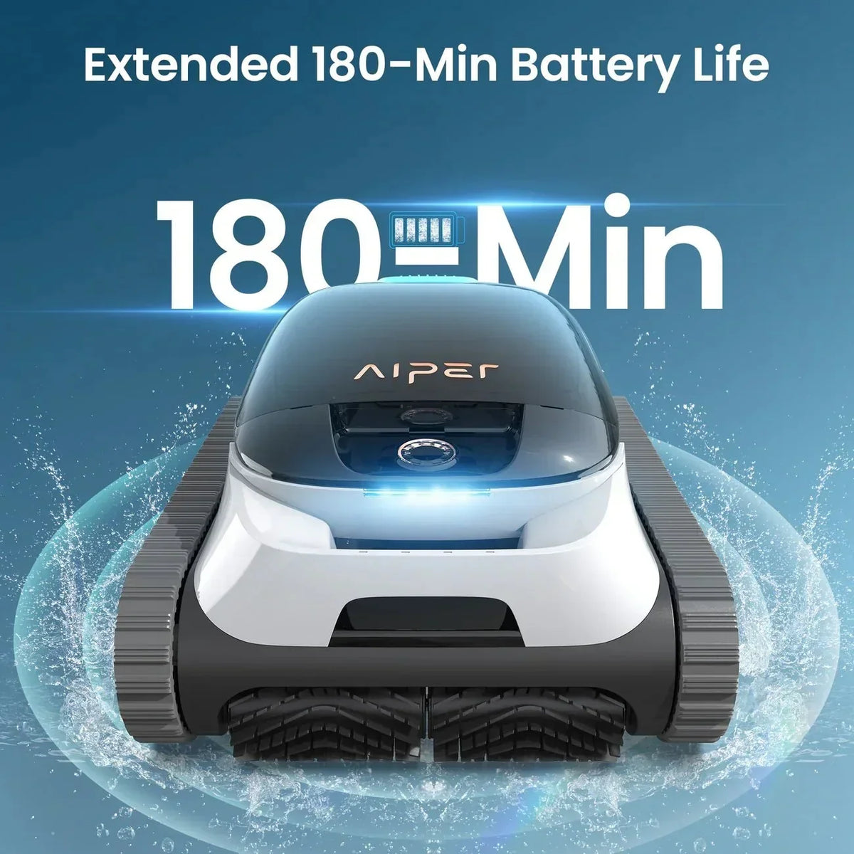 Aiper Scuba P1 Cordless Robotic Pool Cleaner E1P-US, 3960 GPH (Scuba N1 Plus)