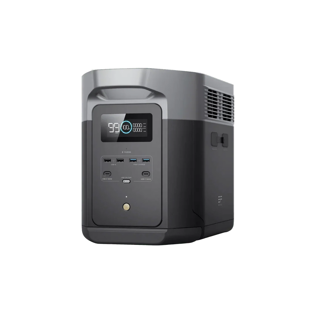 EcoFlow DELTA 2 Max 2048Wh 2400W LiFePO4 Solar Generator
